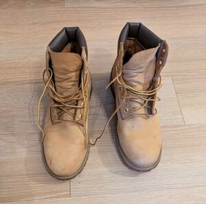 Timberland Kids Tan Lace-Up Boots